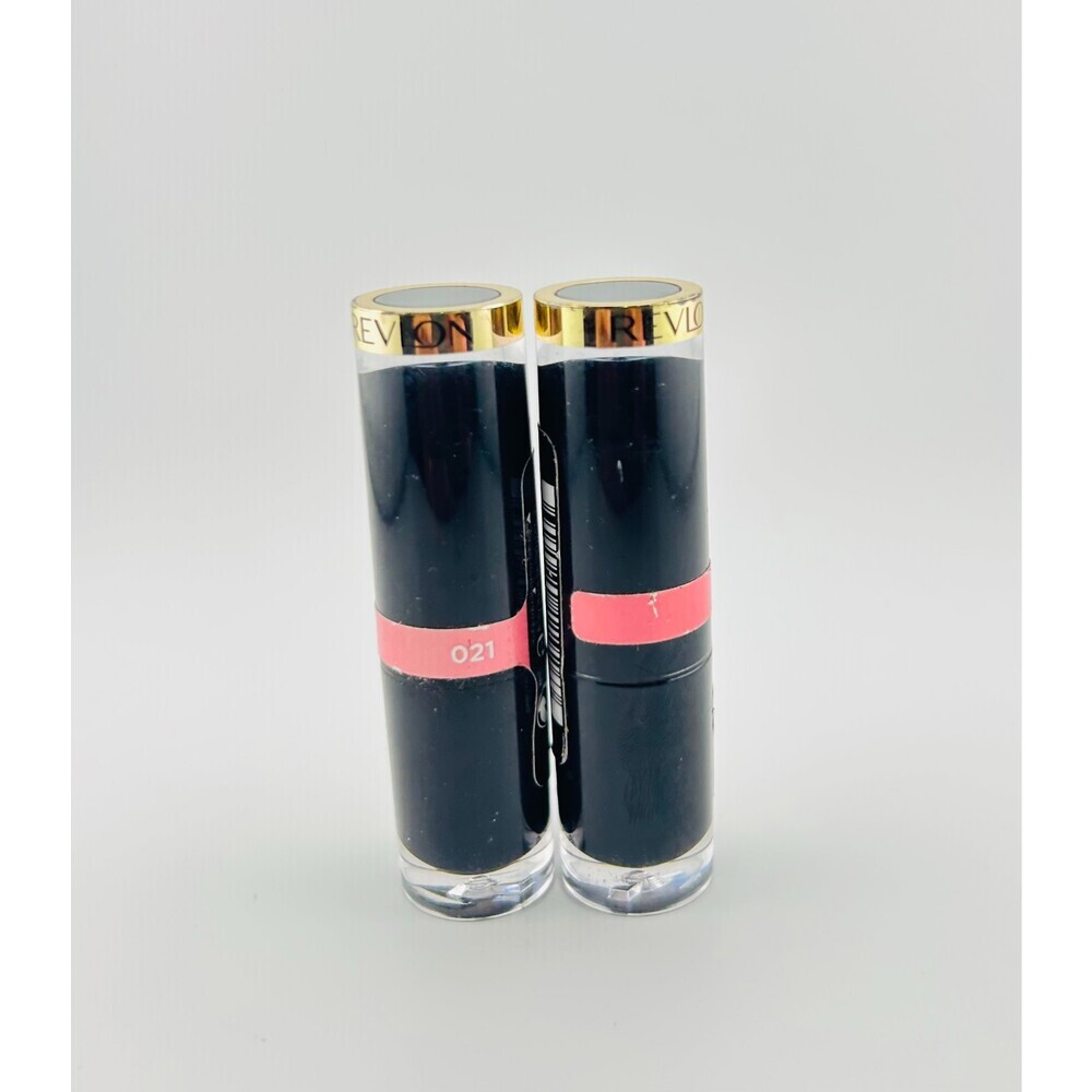 Revlon Super Lustrous Glass Shine Lipsticks #021 So Sleek Pink - Pack of 2